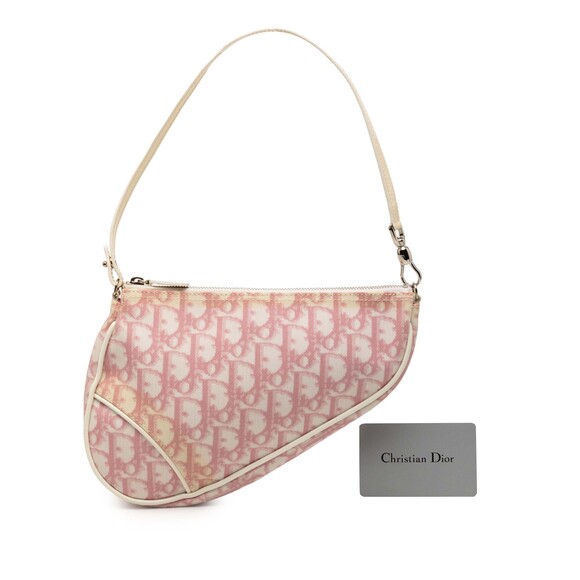 Pre-Loved Dior Mini Diorissimo Coated Canvas Saddle Pochette - Picture 11 of 11